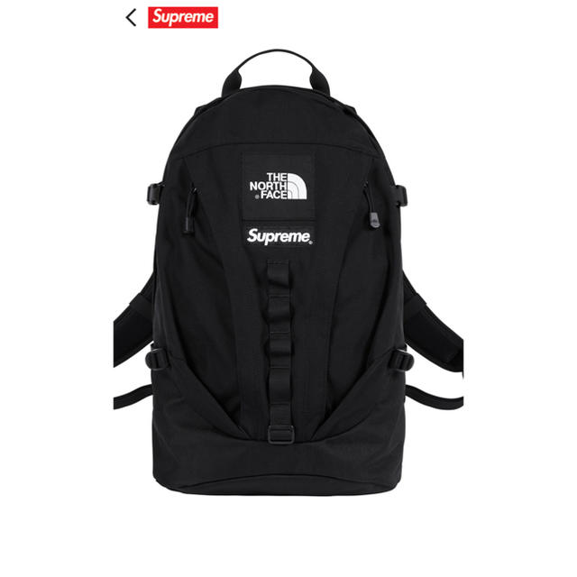 supreme×the north face バックパック 黒