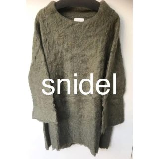 スナイデル(SNIDEL)のスナイデル ファーライクニットワンピ!!(ミニワンピース)