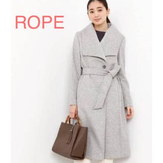 ロペ(ROPE’)のロペ 2WAYプレミアムカシミヤコート グレー(ロングコート)