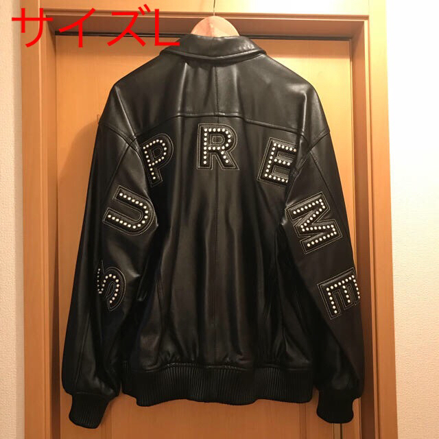 最安！！Supreme/Studded Arc logo Leather