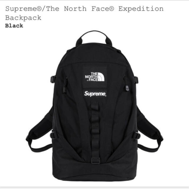 supreme the north face backpack 黒バッグ