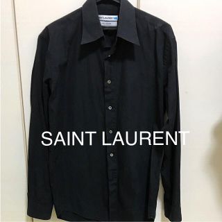 サンローラン(Saint Laurent)のSAINT LAURENT サンローラン 黒シャツ 送料込み 値下げ再出品(シャツ)