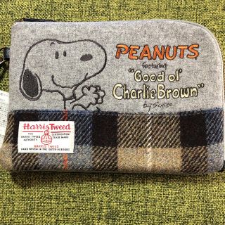 ピーナッツ(PEANUTS)のスヌーピー ハリスツィード ポーチ(ポーチ)