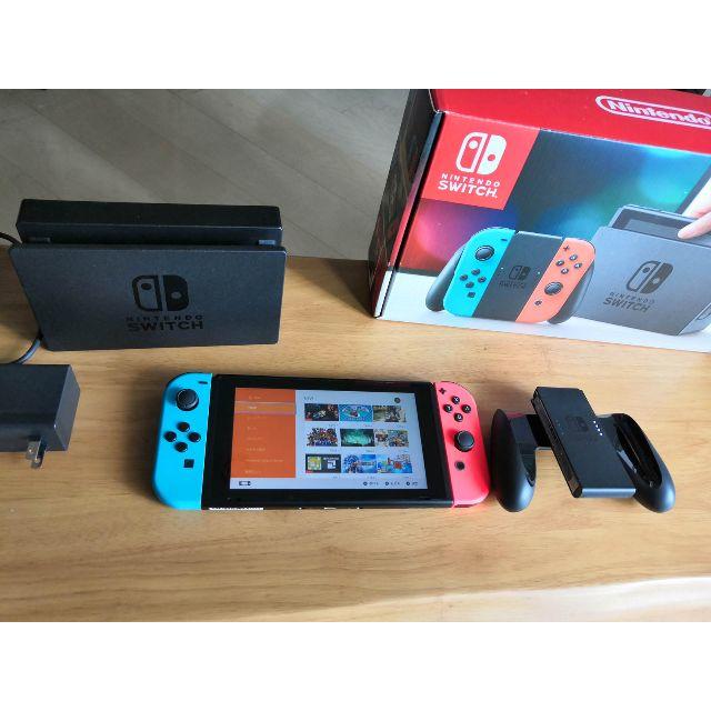 Nintendo Switch(ニンテンドースイッチ)のNintendo Switch 本体 ネオンブルー/ネオンレッド エンタメ/ホビーのゲームソフト/ゲーム機本体(家庭用ゲーム機本体)の商品写真