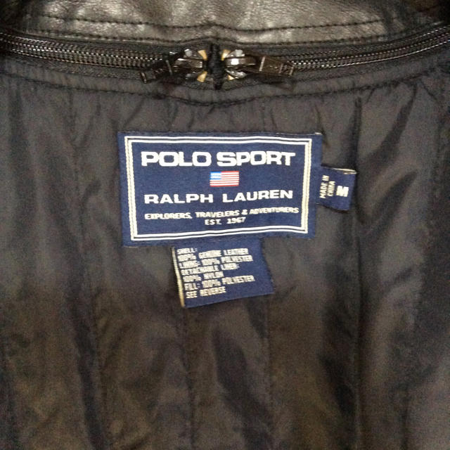 POLO RALPH LAUREN(ポロラルフローレン)のラルフローレン POLO SPORT ライダースジャケット サイズM メンズのジャケット/アウター(ライダースジャケット)の商品写真