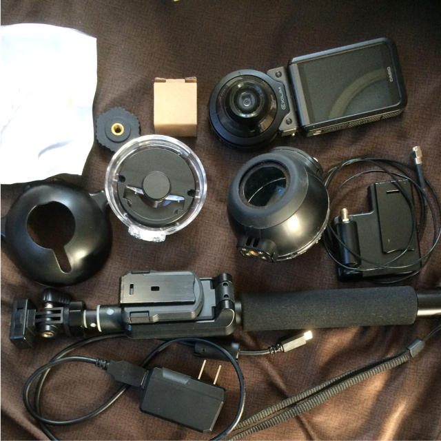 CASIO EX-FR100 ブラック 防水セット コンパクトデジタルカメラ
