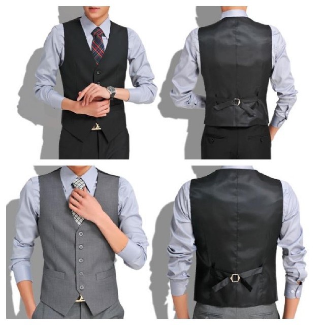 高品質 ベスト メンズ スーツ フォーマル S M L ブラック グレーの通販 By Vivit Shop ラクマ