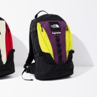 シュプリーム(Supreme)のSupreme the north face バックパック 紫黄(バッグパック/リュック)