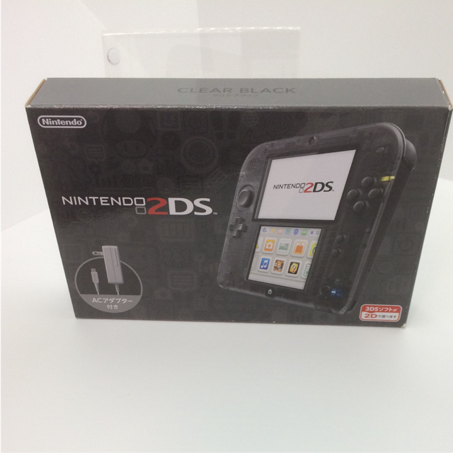 ニンテンドー2DS(ニンテンドー2DS)のニンテンドー2DS ブルー  ブラック 未開封 エンタメ/ホビーのゲームソフト/ゲーム機本体(携帯用ゲーム機本体)の商品写真