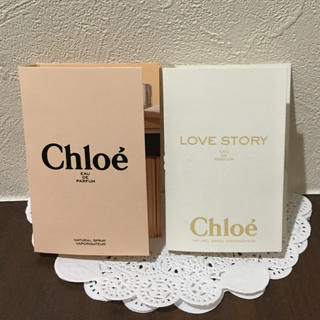 クロエ(Chloe)のEau de parfum, LOVE STORYサンプル2点セット ⑥(香水(女性用))