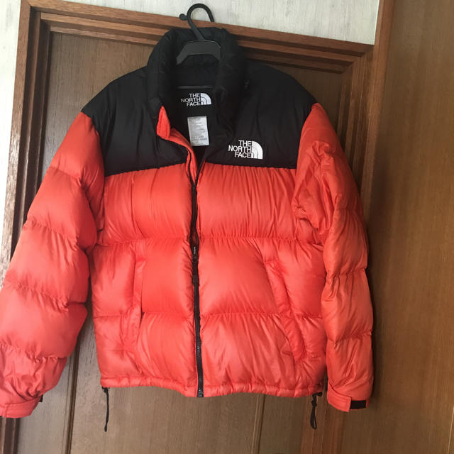 the north face ダウン オレンジ