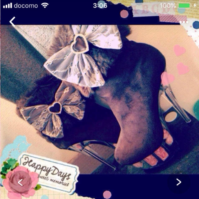 夢展望(ユメテンボウ)のクリアソール♡♡薔薇入りお姫様ショートブーツ♡ レディースの靴/シューズ(ブーツ)の商品写真