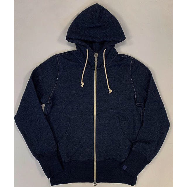 loopwheeler 受注会 navy zip hoodie xl