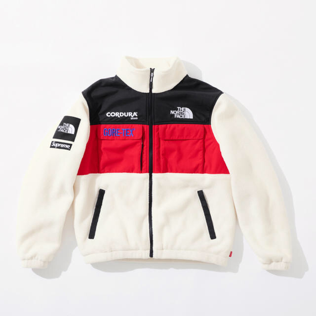 シュプリーム ノースフェイス フリース ジャケット s tnf