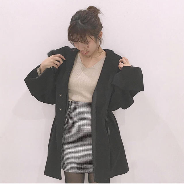 ファー付きフードコート 2