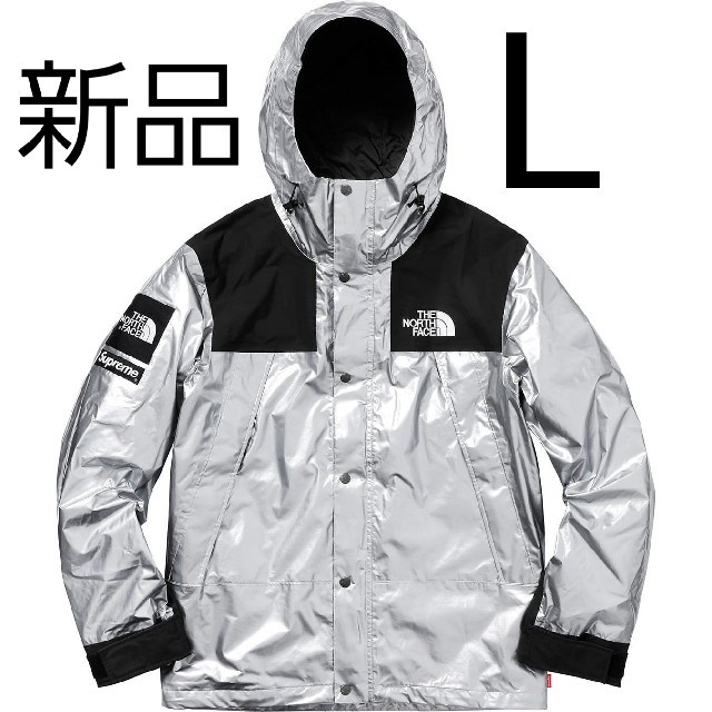 supreme Metallic Mountain Parka 銀 L