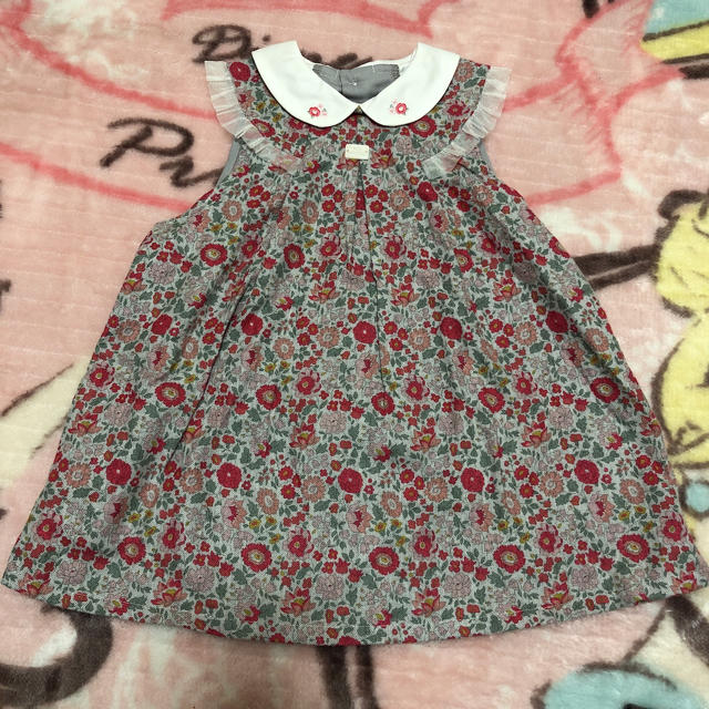 BeBe(ベベ)のべべ ルダクティオン ワンピース キッズ/ベビー/マタニティのベビー服(~85cm)(ワンピース)の商品写真