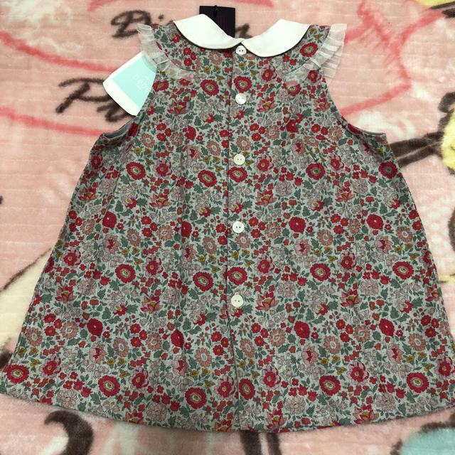 BeBe(ベベ)のべべ ルダクティオン ワンピース キッズ/ベビー/マタニティのベビー服(~85cm)(ワンピース)の商品写真