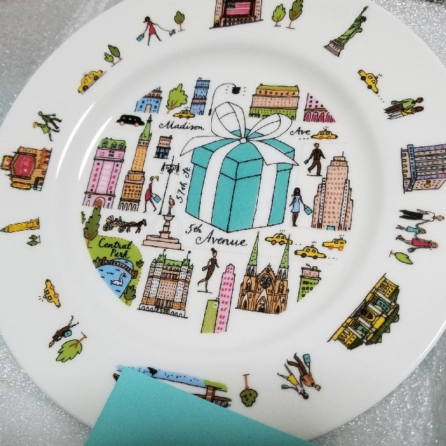 Tiffany & Co.(ティファニー)のTIFFANY お皿二枚セット インテリア/住まい/日用品のキッチン/食器(食器)の商品写真