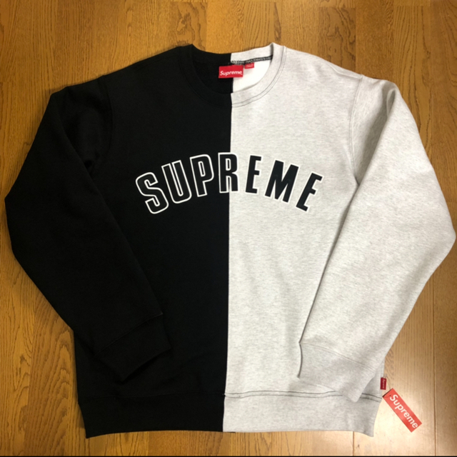 スウェットSupreme Split Crewneck Sweatshirt "L"