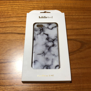 アディクテッド(ADDICTED)のiPhone 5/SE 大理石ハードケース(iPhoneケース)