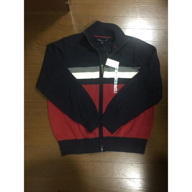 TOMMY HILFIGER(トミーヒルフィガー)の新品・タグ付き⭐️トミーフィルフィガー のジップアップセーター メンズのトップス(ニット/セーター)の商品写真