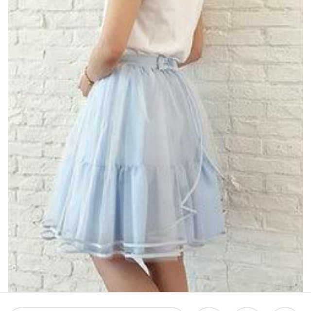Bon mercerie(ボンメルスリー)のボンメルスリー チュールスカート 値下げ レディースのスカート(ひざ丈スカート)の商品写真