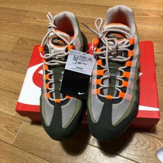 ナイキ(NIKE)のNIKE airmax95 og org オレンジ 新品 国内 air max (スニーカー)