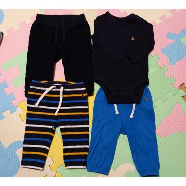 babyGAP(ベビーギャップ)のGAP パンツとロンパースセット キッズ/ベビー/マタニティのベビー服(~85cm)(パンツ)の商品写真
