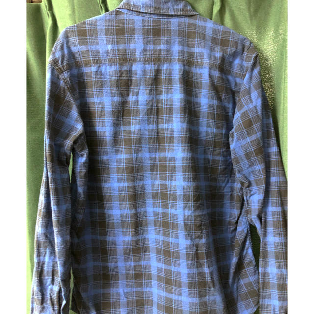 TENDERLOIN(テンダーロイン)のテンダーロイン 青×黒 チェーンステッチ TENDERLOIN 長袖シャツ メンズのトップス(シャツ)の商品写真