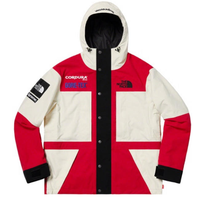 白 M supreme Expedition Jacket マウンテンパーカー