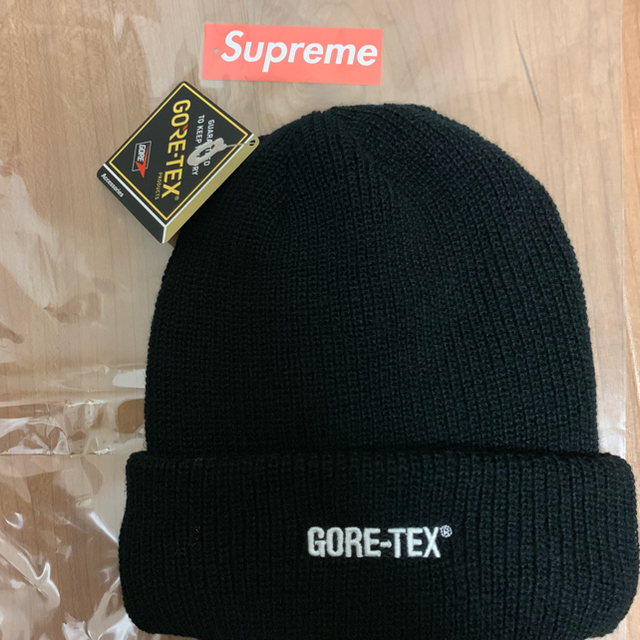 Supreme(シュプリーム)のsupreme gore-tex beanie BLACK メンズの帽子(ニット帽/ビーニー)の商品写真