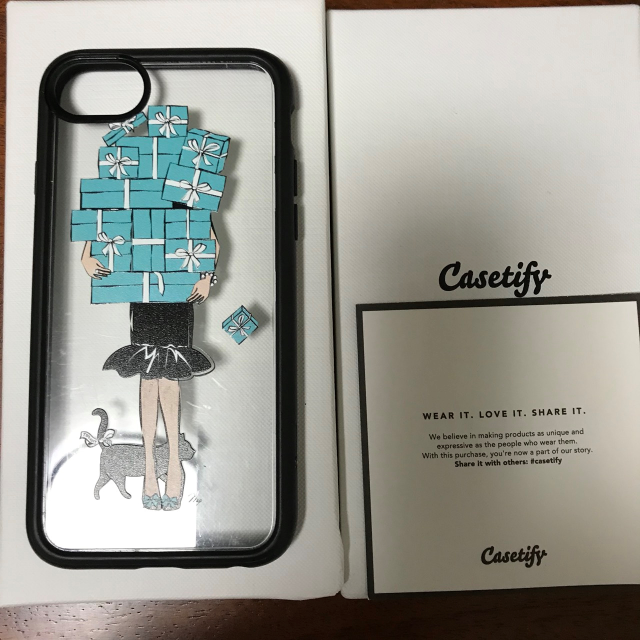 Casetify ケースティファイ Blue Boxes 【nodoka様専用】 スマホ/家電/カメラのスマホアクセサリー(iPhoneケース)の商品写真