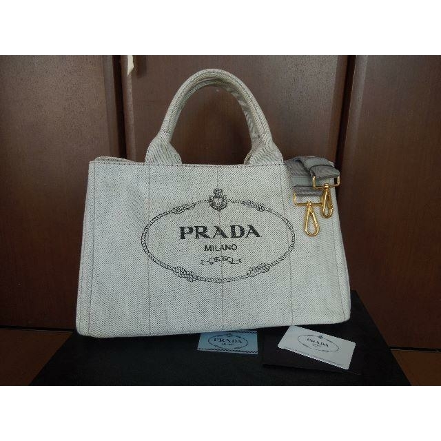 専用　プラダ　ＰＲＡＤＡカナパ　Ｍサイズ　キャンバストートバッグ