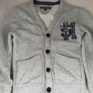 トミーヒルフィガー(TOMMY HILFIGER)のTOMMYHILFIGER グレー ベスト 120サイズ a1(カーディガン)