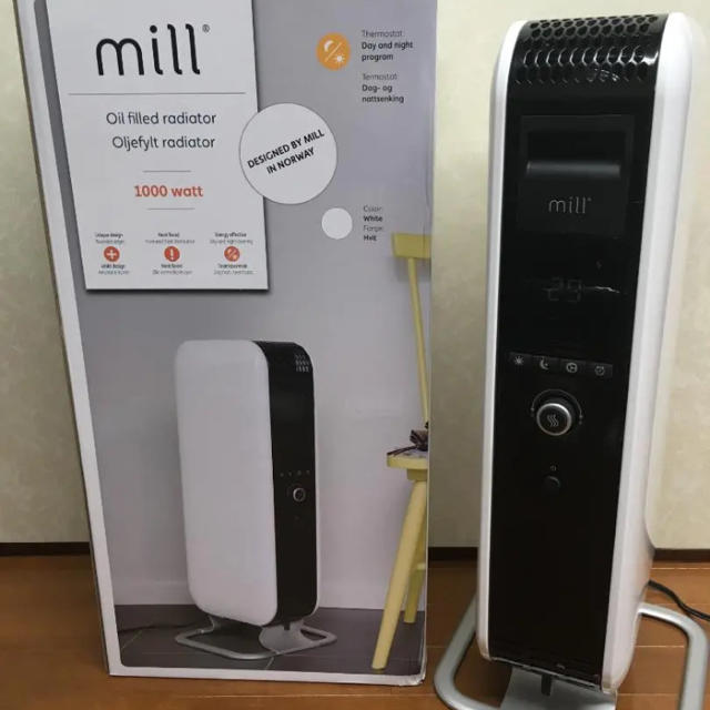 【・美品】オイルヒーター 1000W 2019年購入delonghi