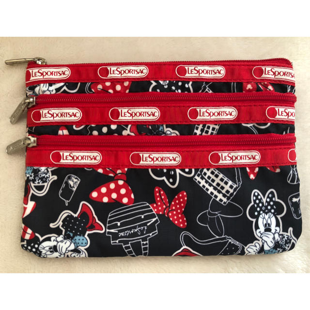 Lesportsac レスポートサック ディズニーコラボ 3ジップポーチの通販 By P レスポートサックならラクマ