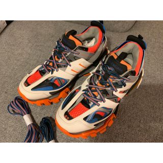 バレンシアガ(Balenciaga)のBalenciagaバレンシアガTrackトラックスニーカーオレンジ新品42(スニーカー)