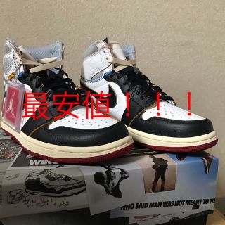 ナイキ(NIKE)の⚠️最安値！！希少23.5 UNION AIR JORDAN 1 (スニーカー)