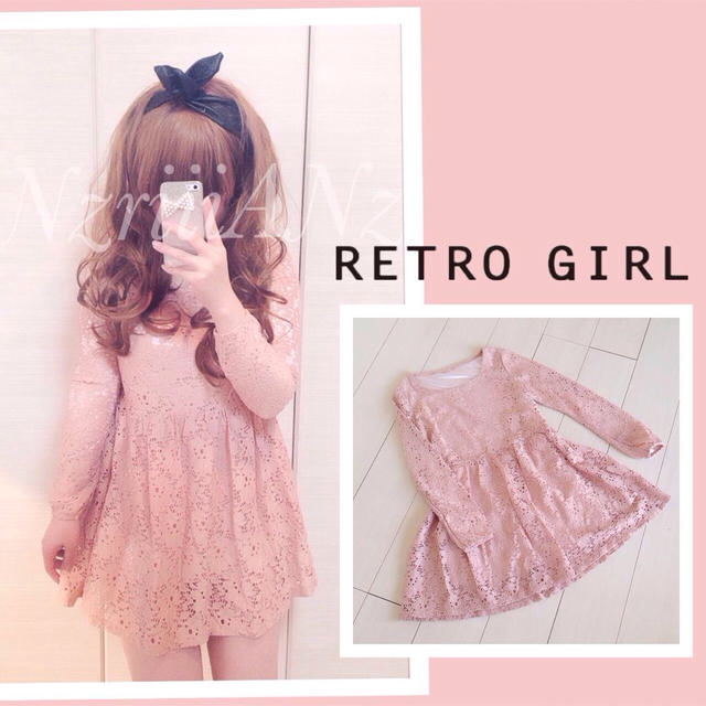 RETRO GIRL(レトロガール)の新品【総レースワンピ】21315 レディースのワンピース(ミニワンピース)の商品写真