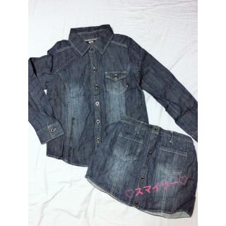 バックス(BACKS)の新品☆BACKS デニムセットアップ(ミニワンピース)