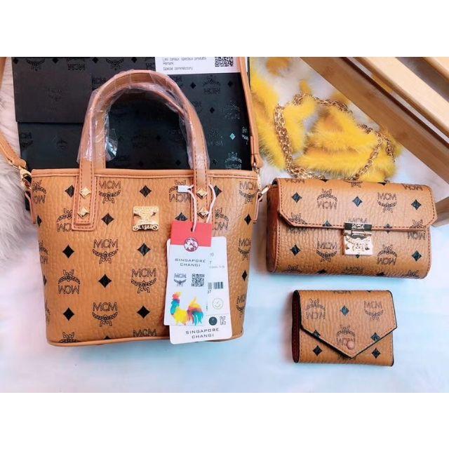 MCM　　ハンドバッグ　三つセット