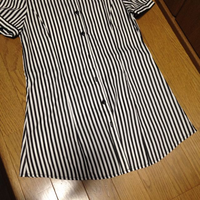 ANAP(アナップ)のANAP ストライプシャツ レディースのトップス(シャツ/ブラウス(半袖/袖なし))の商品写真