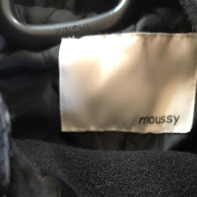 moussy(マウジー)の美品！moussyブラックコート レディースのジャケット/アウター(トレンチコート)の商品写真