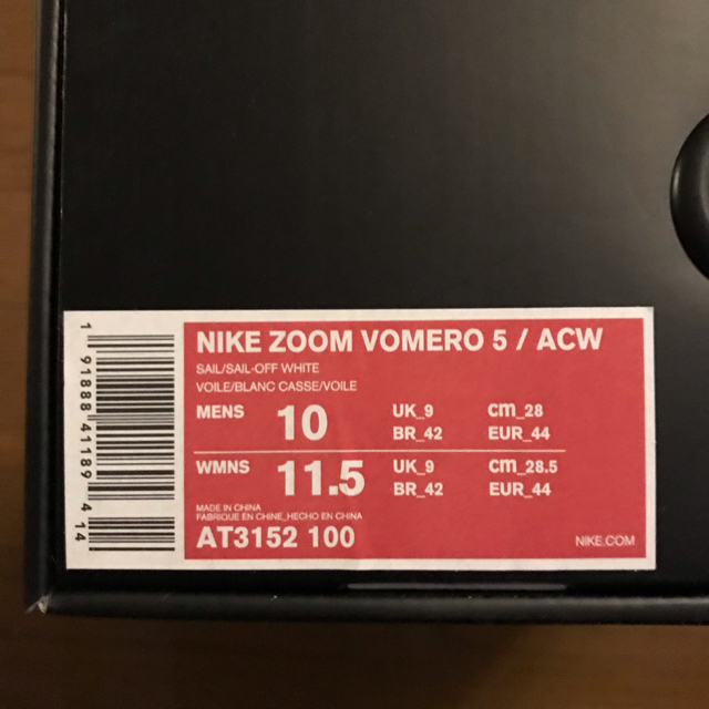 NIKE(ナイキ)のNike  Zoom Vomero 5 A-COLD-WLL メンズの靴/シューズ(スニーカー)の商品写真