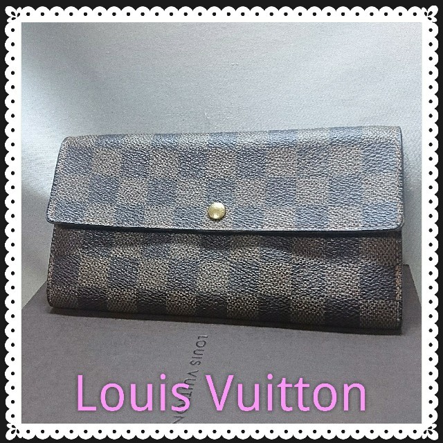 LOUIS VUITTON(ルイヴィトン)のriby様専用❤️Louis Vuitton ダミエ アズール サラ❤️ レディースのファッション小物(財布)の商品写真