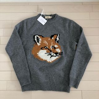 メゾンキツネ(MAISON KITSUNE')の【あんそにー様専用】S メゾンキツネ ニット セーター FOX(ニット/セーター)