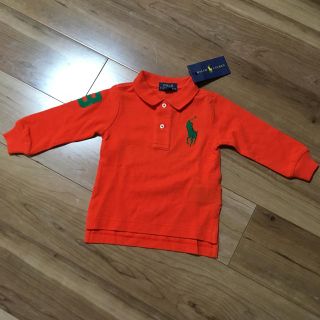 ポロラルフローレン(POLO RALPH LAUREN)の新品タグ付き＊ポロラルフローレン長袖ポロシャツ(シャツ/カットソー)