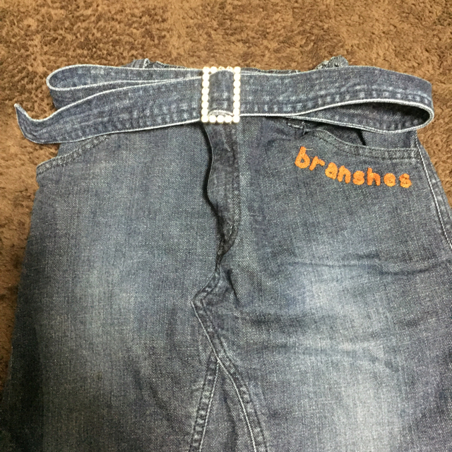 Branshes(ブランシェス)のbranshes デニムスカート キッズ/ベビー/マタニティのキッズ服女の子用(90cm~)(スカート)の商品写真