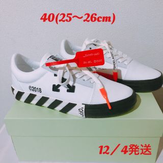 オフホワイト(OFF-WHITE)のOff-White VULCANISED STRIPED LOW TOP(スニーカー)